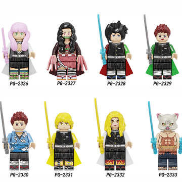 Demon_Slayer_Anime_Brick_Minifigures_Custom_Toy_Set